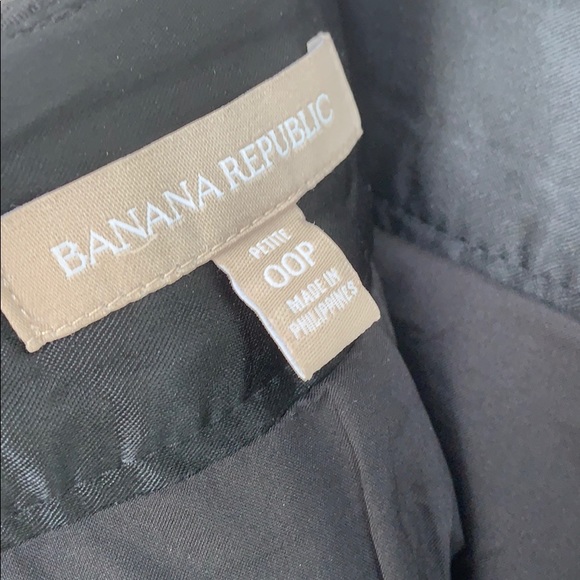Banana Republic Black Textured Design Size 00P - Picture 4 of 10